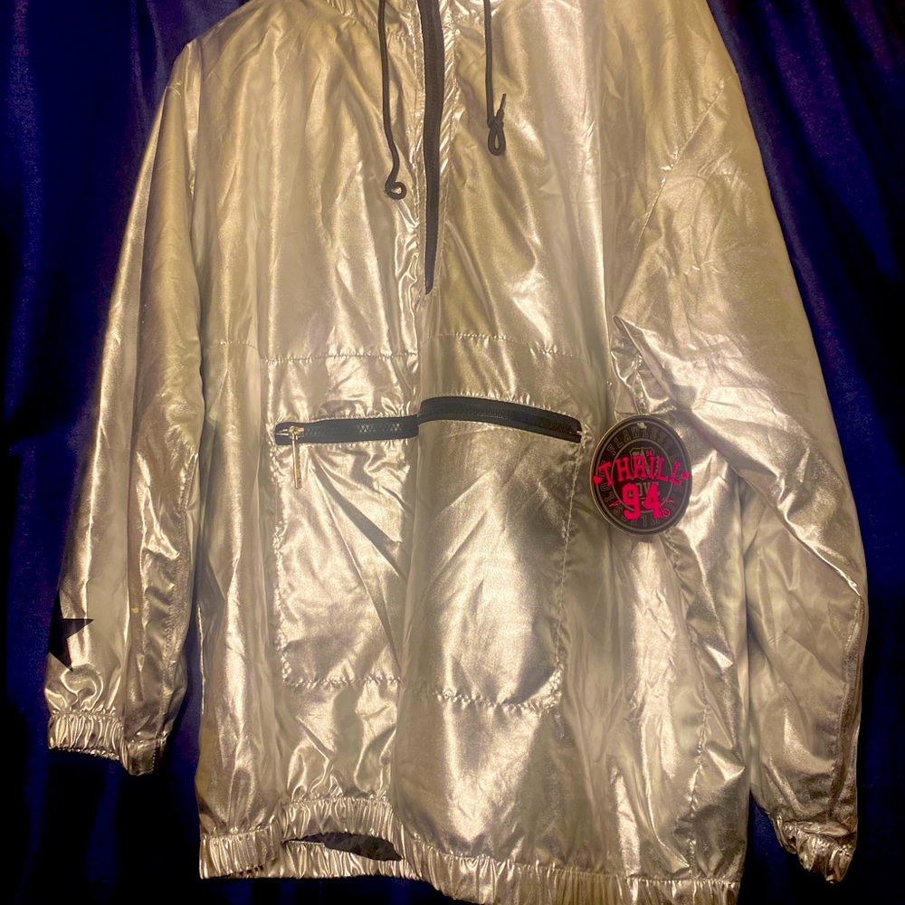 Metallic hoodie